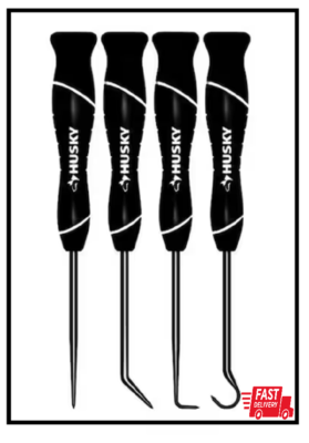 #ad Husky Precision Hook and Pick Tool Set 4 Piece Durable construction New $12.75