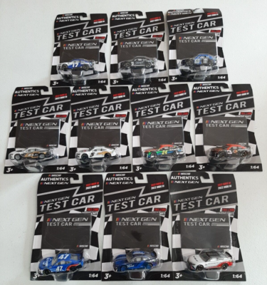 NASCAR Authentics 2022 Wave 1 Complete Set of 10 Diecast 1:64 Next