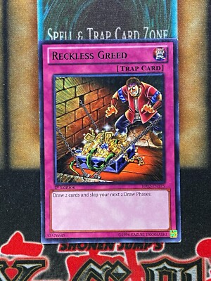 Yugioh Reckless Greed BP02-EN175 Rare 1st Ed LP