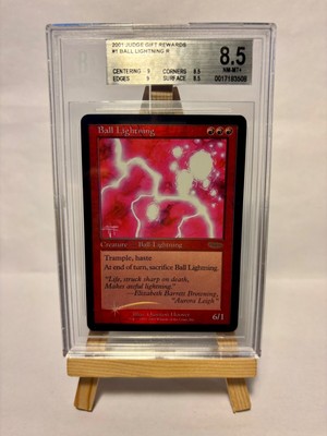 Magic MTG BALL LIGHTNING - JUDGE GIFT REWARDS FOIL BGS 8.5 (9-8.5-9-8.5)