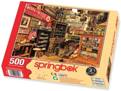 Spring Box Puzzle Book Store New Springbok Americana Puzzle General Store 500 pc | eBay