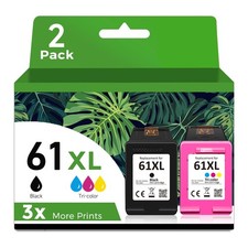 61XL Ink Cartridge for HP 61XL ENVY 4500 4501 5530 5531 5535 Officejet 2620 4630