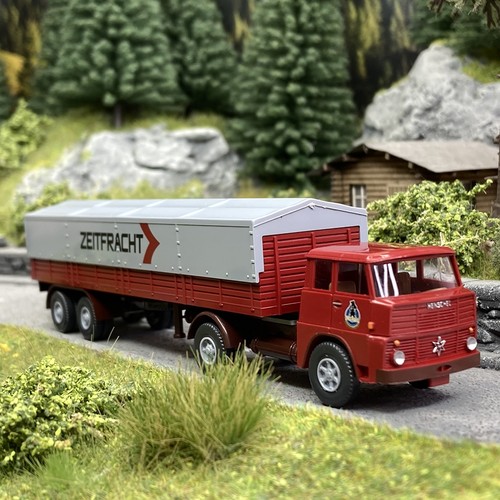 Camion Henschel Semi remorque "Zeitfracht" - WIKING 51407 - HO 1/87 | Condition: Neuf