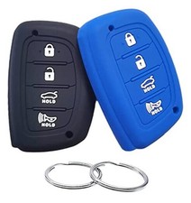 Silicone Rubber Key Fob Cover Compatible with 2016-2021 Hyundai Elantra