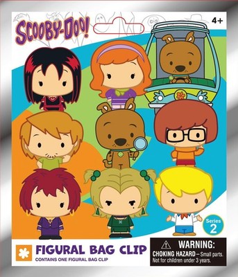 Scooby-Doo Series 2   5'' Collectible Bag Clip   Blind (ONE Multicolor