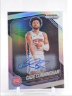 CADE CUNNINGHAM 2024-25 PANINI PRIZM BLACK AUTOGRAPH SILVER #8 AUTO Q1343