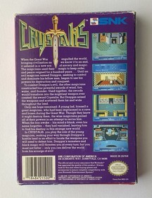 Nintendo Entertainment System - NES - Crystalis - 1990 - No Manual - Game - Box-