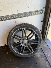 x1 AUDI A3 LE MANS 7.5J x 18" Et: 54 ALLOY WHEEL RIM GLOSS BLACK 8P0601025BA 