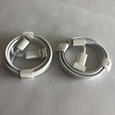 Lot of 2 - OEM Apple USB-C to Lightning Cable Charger iPhone - iPad NEW