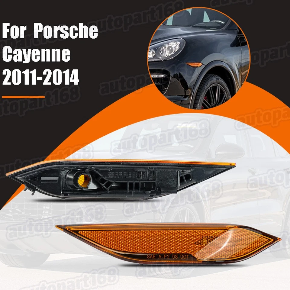 For 2011-2014 Porsche Cayenne Side Marker Signal Lights Left Driver Side - Image 2 of 4