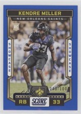 2023 Score Rookies Showcase 40/100 Kendre Miller #321 09wc