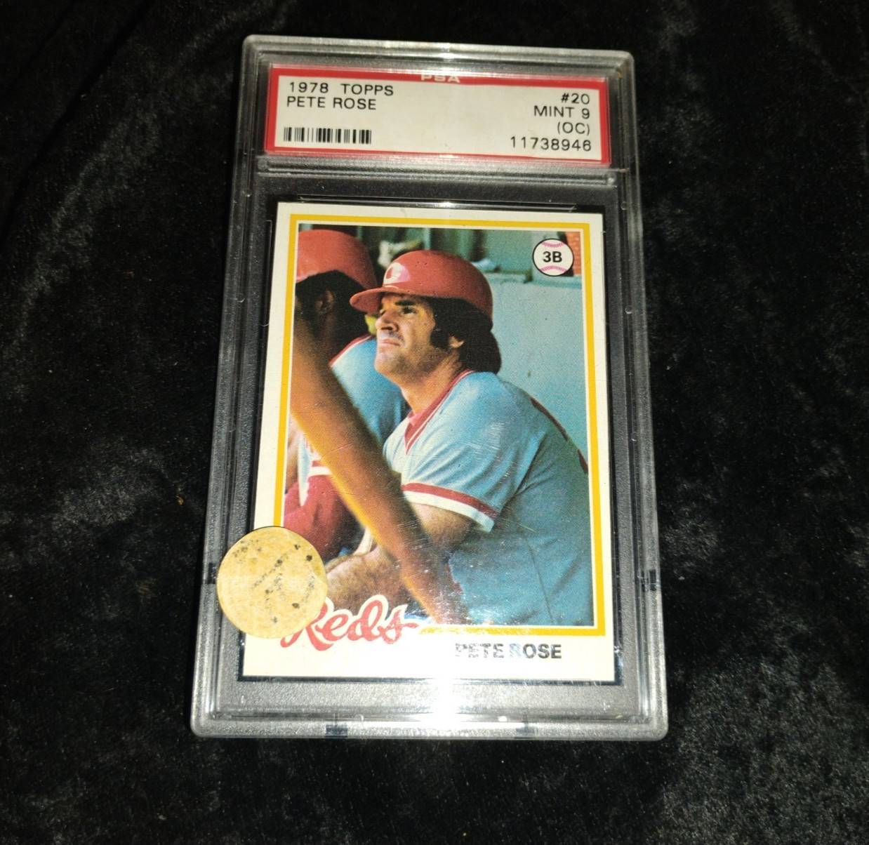1978 Topps #20 Pete Rose PSA 9 MINT Cincinnati Reds
