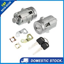 1 Set For Chevrolet For Gmc Car Door Lock Cylinder Left Right Side 15298924
