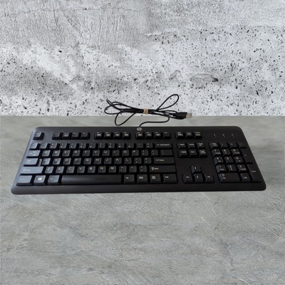 HP USB Wired Desktop Computer Keyboard - KU--1156 P/N 672647-003