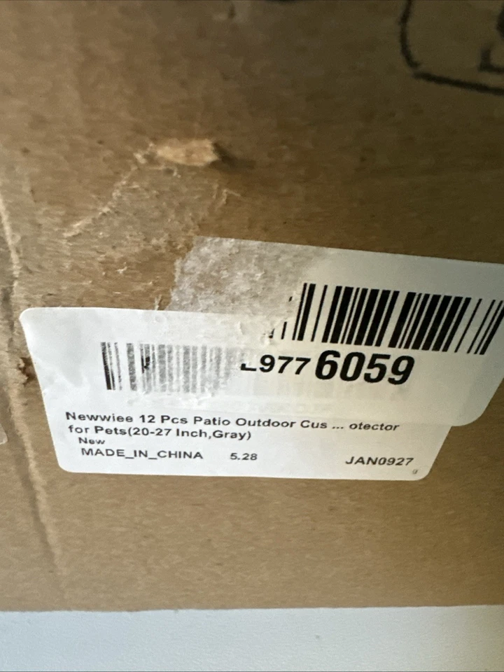 Protector de cojín Newwiee 12 piezas para patio exterior para mascotas 20-27 pulgadas Foto 3 de 3