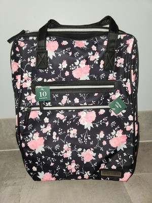 Laura Ashley Backpack Diaper Changing Bag Includes Changing Pad And Wet Pack New