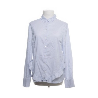 WHITE No Man's Label, Hemd, Größe: XS/S, Blau/Weiß, Damen #VTl