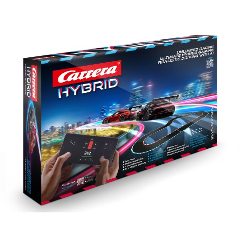 Carrera Hybrid Devil Drivers Set circuit de voiture connecté Porsche 1:50