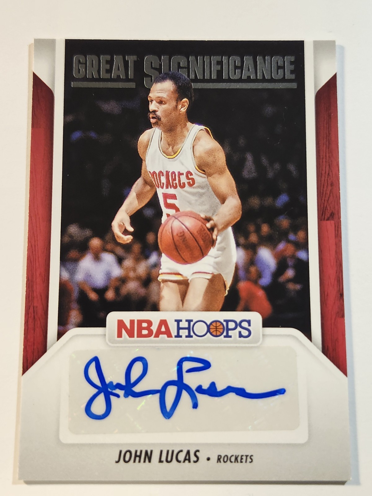 2024-25 Panini Hoops - John Lucas #GS-JLR Great Significance Auto Rockets