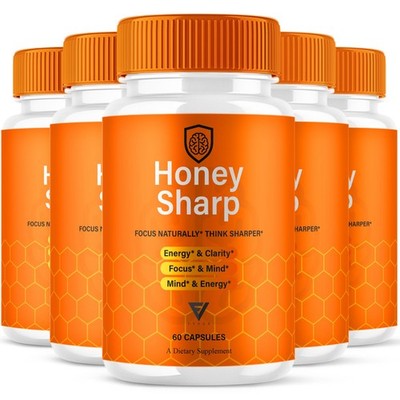 (5 Pack) Honey Sharp Capsules, HoneySharp Advanced Pills (300 Capsules)