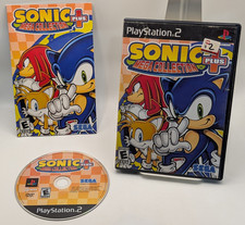Sonic Mega Collection  Greatest Hits Sony PlayStation 2 PS2 Game CIB Black Label
