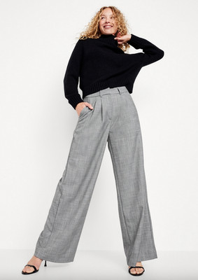 OLD NAVY by GAP ~ NWT! Plus 3X XXL ~ Extra High Taylor Wide Leg Suit Trouser b10