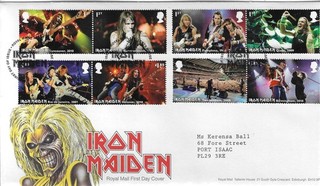 Iron Maiden 2023 RM FDC FDI RM Tallents House SpHS