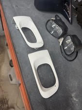 Oem Toyota Ae110 Ae111 Corolla Levin Trueno Fog Lights Lamp Set W White Bezels