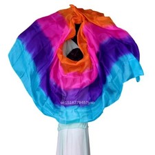 Professional Dance 100 Silk Veils Light Weight Flowy Hand Throw Scarf Women