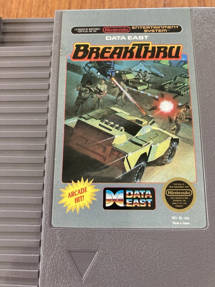 NES ~ BREAKTHRU ~ Nintendo Game 5 Screw NES-BE-USA Game Cart Only NTSC - Image 2 of 4