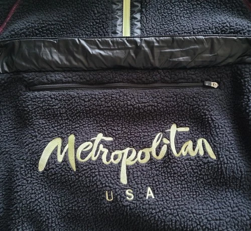 adidas X Metropolitan USA Drift Culture Sherpa Anorak Track Jacket Men Large HUF image 3