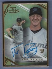 2021 Topps Gold Label Framed Autographs #FATR Trevor Rogers Rookie Auto #/50