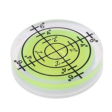 1 Piece 1.26 x 0.28 in Round Bubble Level   Acrylic Spirit Level Measuring Tool
