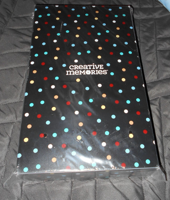 Creative Memories Rainbow Dots Power Sort Box  New