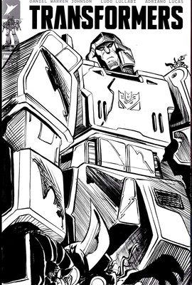 Transformers #19 (2025) Image Comic Sketch Variant Cover W Original Megatron Art