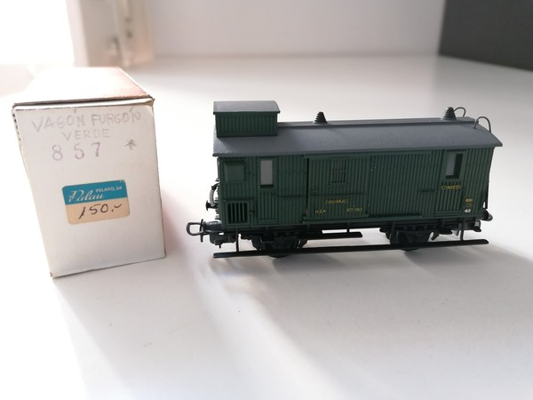 Electrotren H0 857 Furgón Equipaje Correos MZA Renfe Nuevo New OVP
