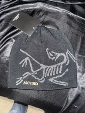 NWT Arc'teryx Bird Head Toque Beanie Hat Black Orca Merino Winter Cap