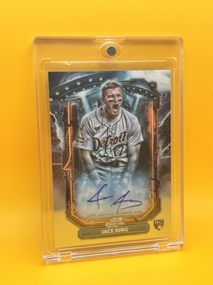 2025 Topps Cosmic Chrome Jace Jung RC Extraterrestrial Auto #ETA-JJ Tigers