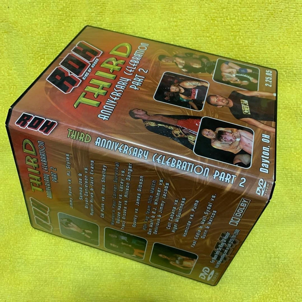 DVD de luchador profesional femenino ROH, sin región, película de lucha libre... - Imagen 4 de 4