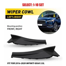 For Infiniti QX60 16-20 Left Right Windshield Wiper Cowl Extension Trim US 2-20x