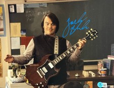 Jack Black Signed 11x14 Photo School of Rock Authentic Autograph Beckett