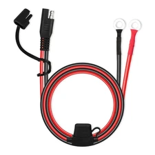 SAE Extension Cable, 2FT 10AWG Battery Connector, Ring 10AWG-1PCS 