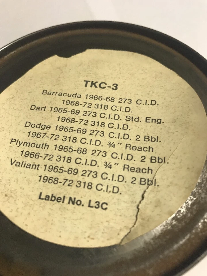 KIT DE PUESTA A PUNTO MOTORCRAFT TKC-3 BARRACUDA DODGE DART PLYMOUTH Foto 2 de 3