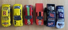 Vintage 1:64 Race Cars - Racing Champions Nintendo Mario, Nascar - Lot of 6