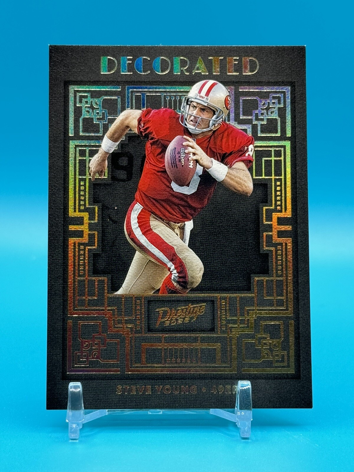 2022 Panini Prestige Decorated Steve Young San Francisco 49ers #DE-11 Case Hit