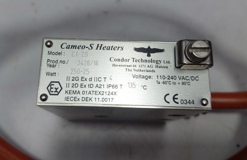 Condor Technology CT-2S Cameo-S Heaters Watt 250-25 - Picture 2 of 9