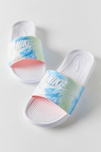 women's nike tie dye slides
