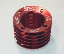 Red Heat Sink Head for PEAK Diablo .12  model car engine NEW from MECOA