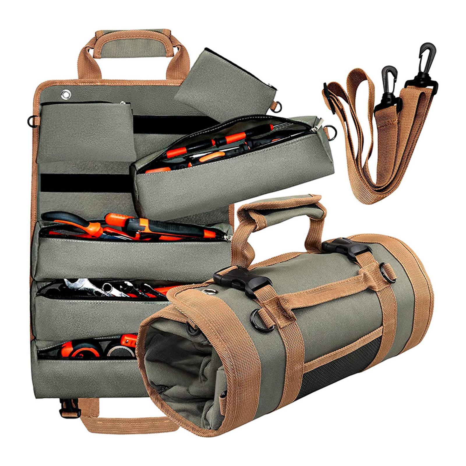 Tool Bag Roll up Maintenance Tool Bag Large Capacity Organizer for