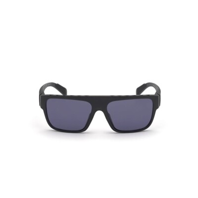 Adidas SP0037 02A Matte Black Plastic Rectangle Sunglasses Frame 59-17-140